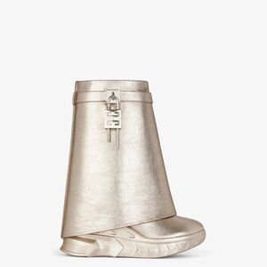 Givenchy Metallic Ankle Boots